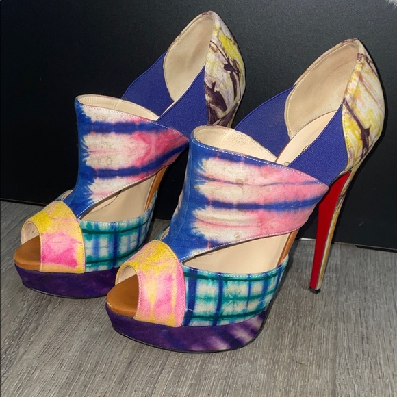 Christian Louboutin Shoes - Christian Louboutin Tye dye Pitou Heels